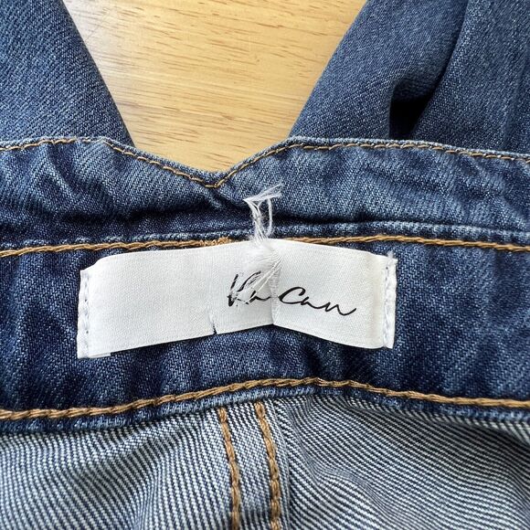 KanCan Estilo Women’s Distressed Straight Leg Denim Blue Jeans Size 11/29 - Picture 4 of 6